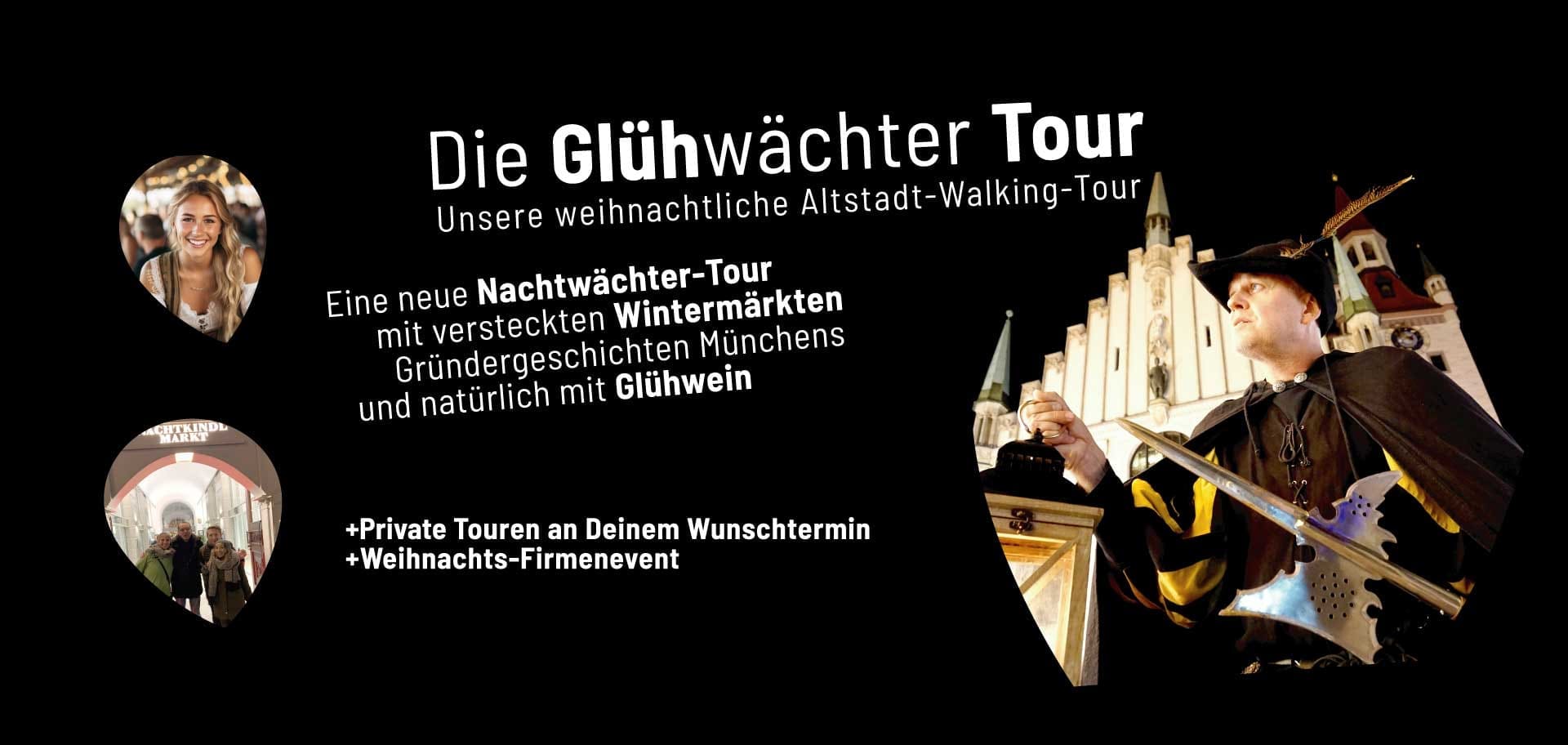 Glühwein & Nachtwächter Tour München zur Adventszeit